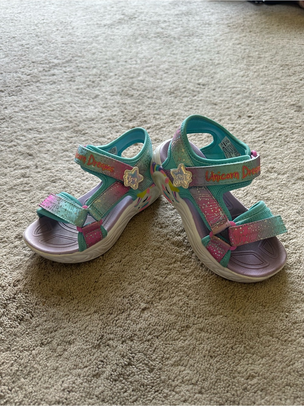 Girls Skechers Unicorn Dreams sandals 12c